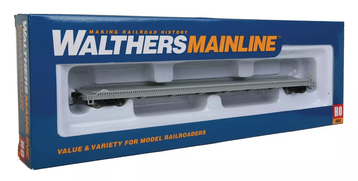 Walthers Mainline 910-5200 HO Scale 75' Piggyback Flatcar Undecorated