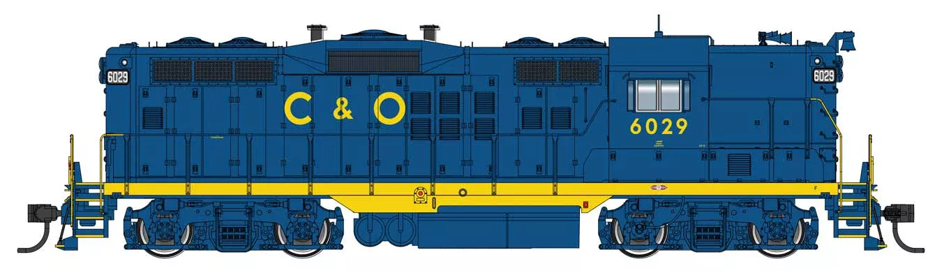 Walthers Proto 920-49728 HO Scale EMD GP9 Chessie System C&O 6071 - DC