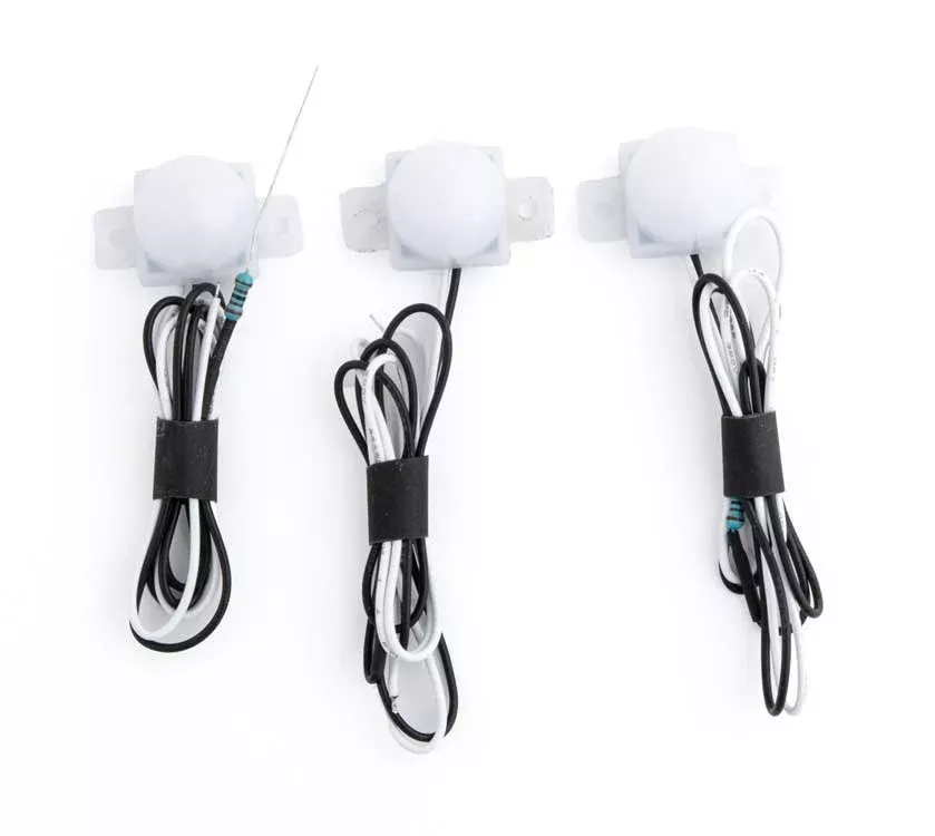 Walthers SceneMaster 949-4870 LED Dome Building Light - Warm White (3 Pack)