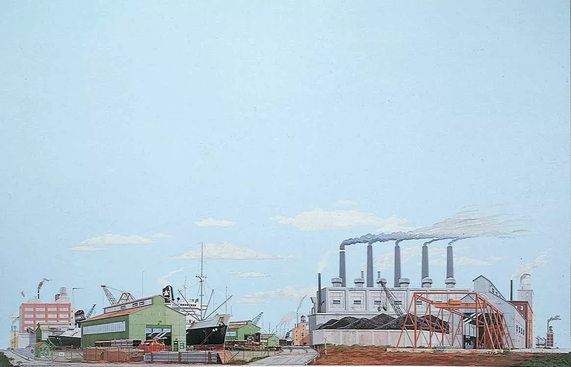 Walthers SceneMaster 949-713 HO Scale Instant Horizons Background Scene The Docks