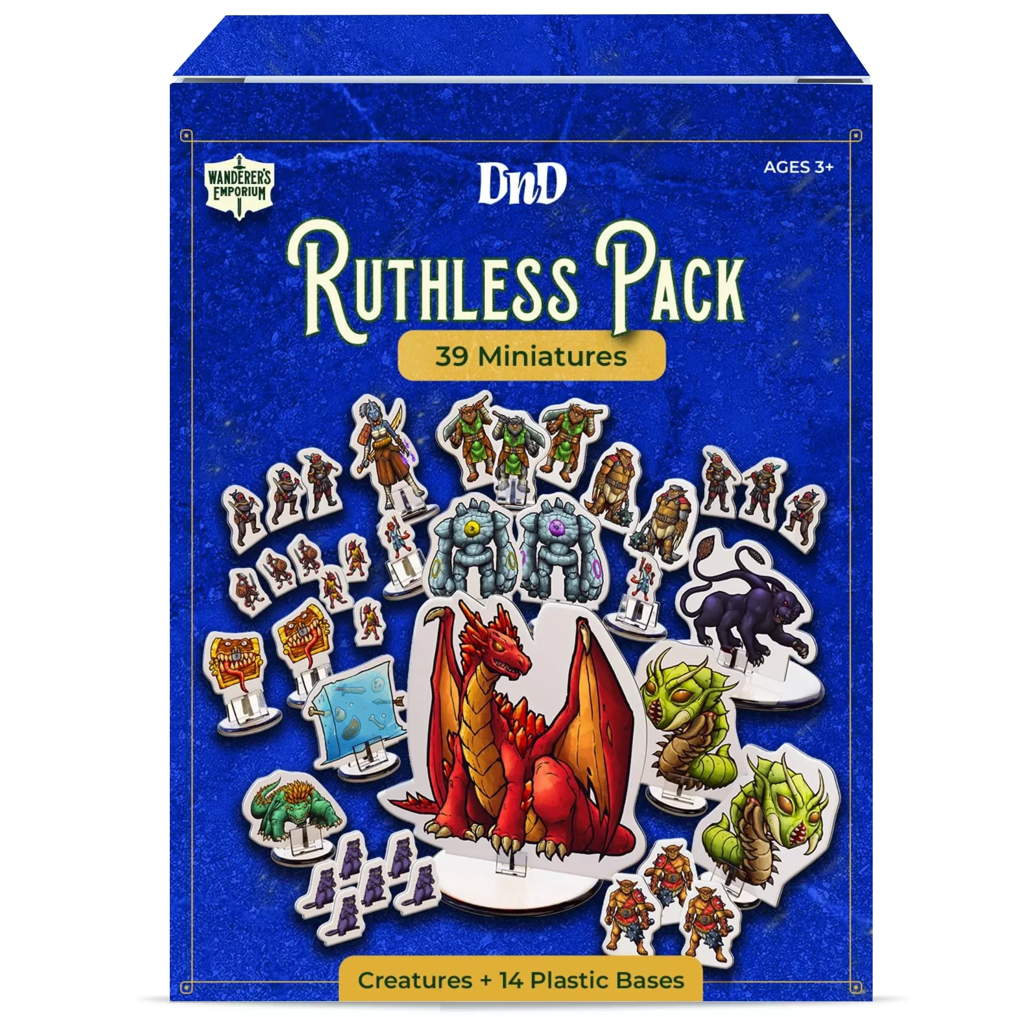 Wanderers Emporium DnD Minis 28mm-32mm Multicolored
