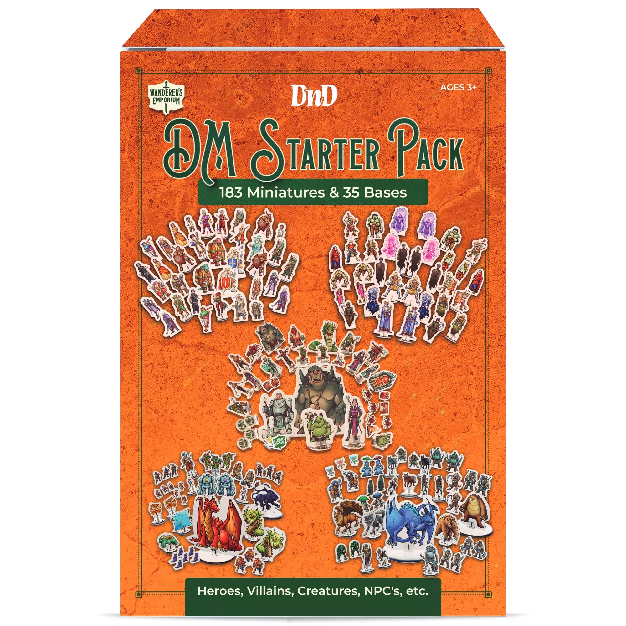 Wanderers Emporium DnD Minis Portable 28mm-32mm Double-Sided