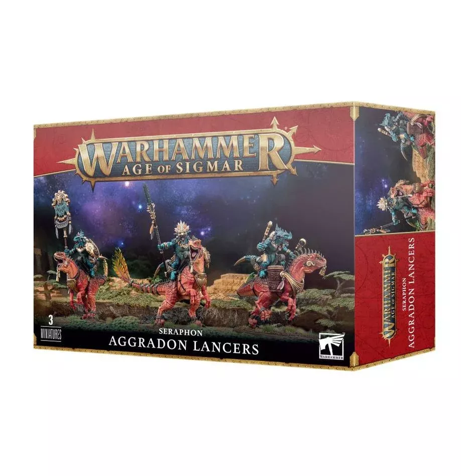 Warhammer (88-18) Seraphon Aggradon Lancers