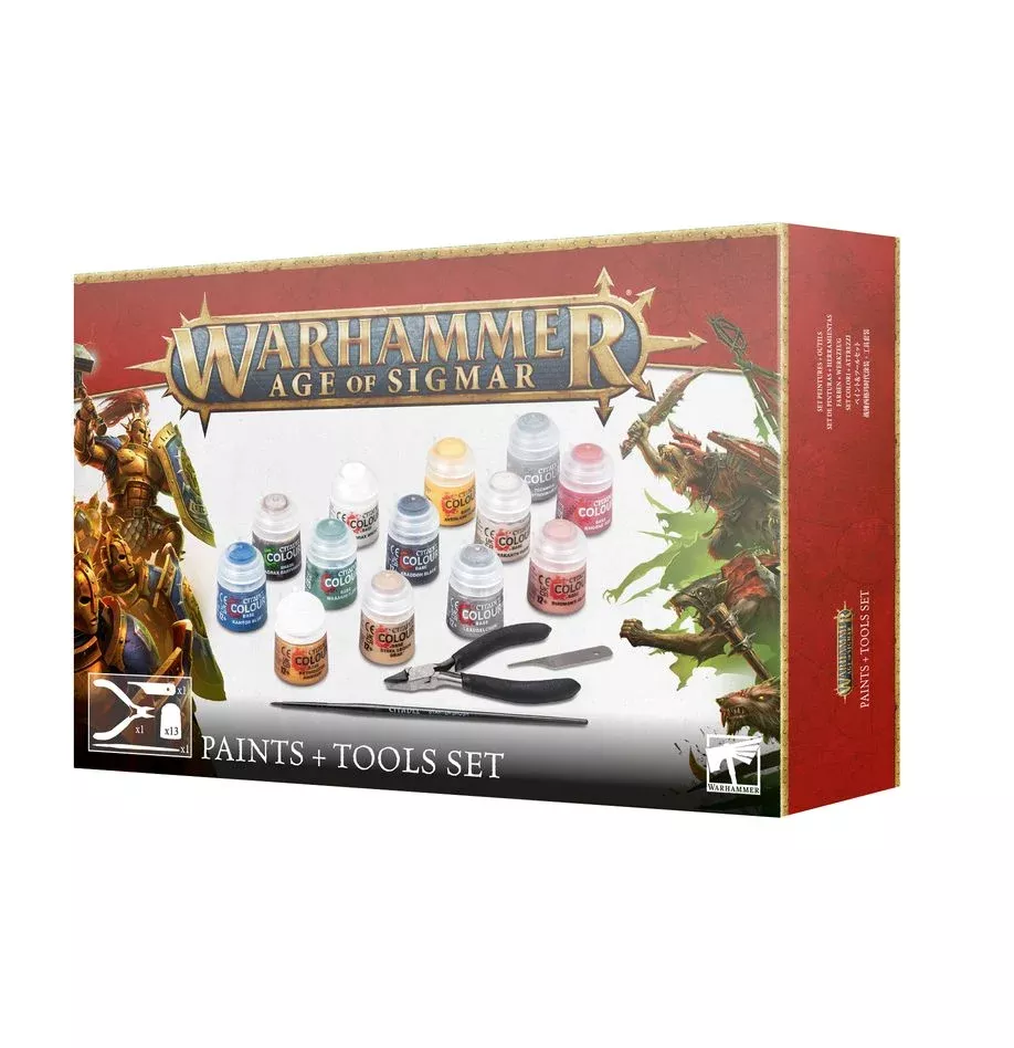 Warhammer Age of Sigmar (80-17) Paint + Tools Set