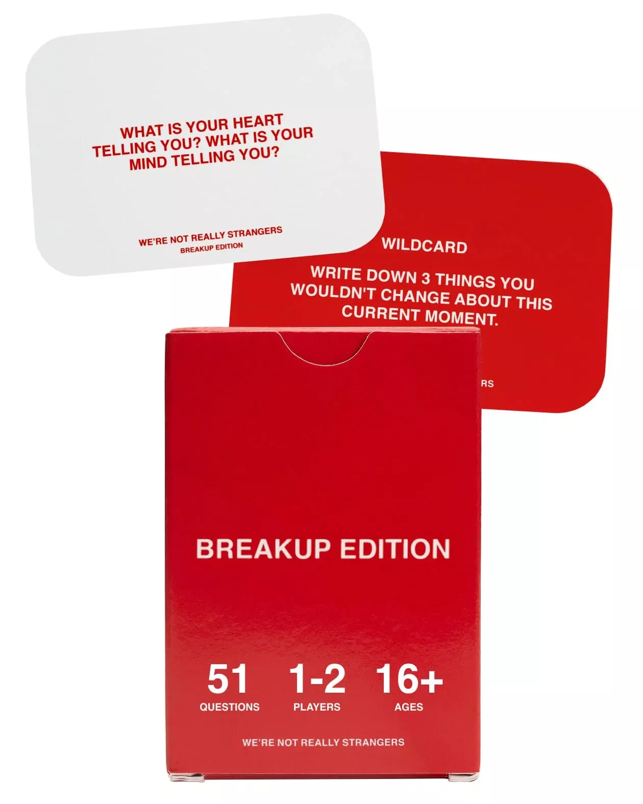 WE'RE NOT REALLY STRANGERS Breakup Edition - 51 Introspective Cards, C