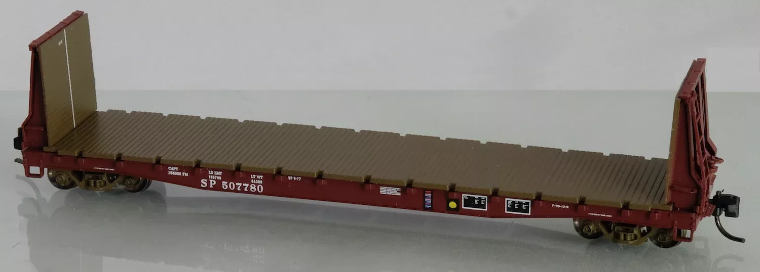 Wheels of Time 50187 N Scale 53'6" General Service Flatcar Southern Pacific SP 3 Pack