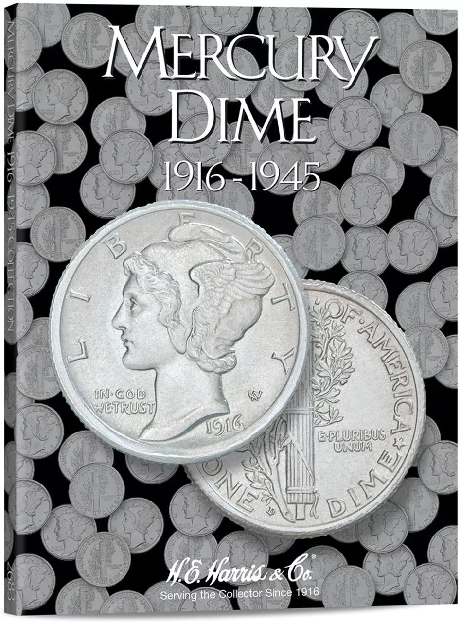 Whitman Publishing HRS2683 H.E. Harris: 1916-1945 Mercury Dimes
