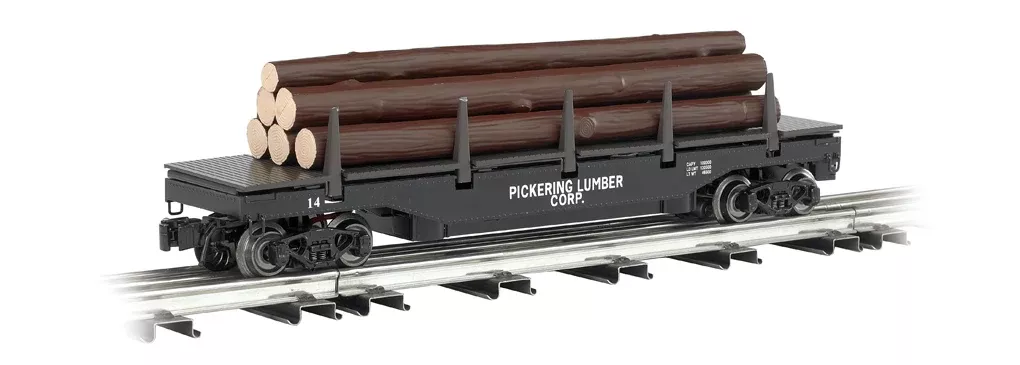 Williams by Bachmann 47926 O Gauge Operating Log Dump Car Pickering Lumber
