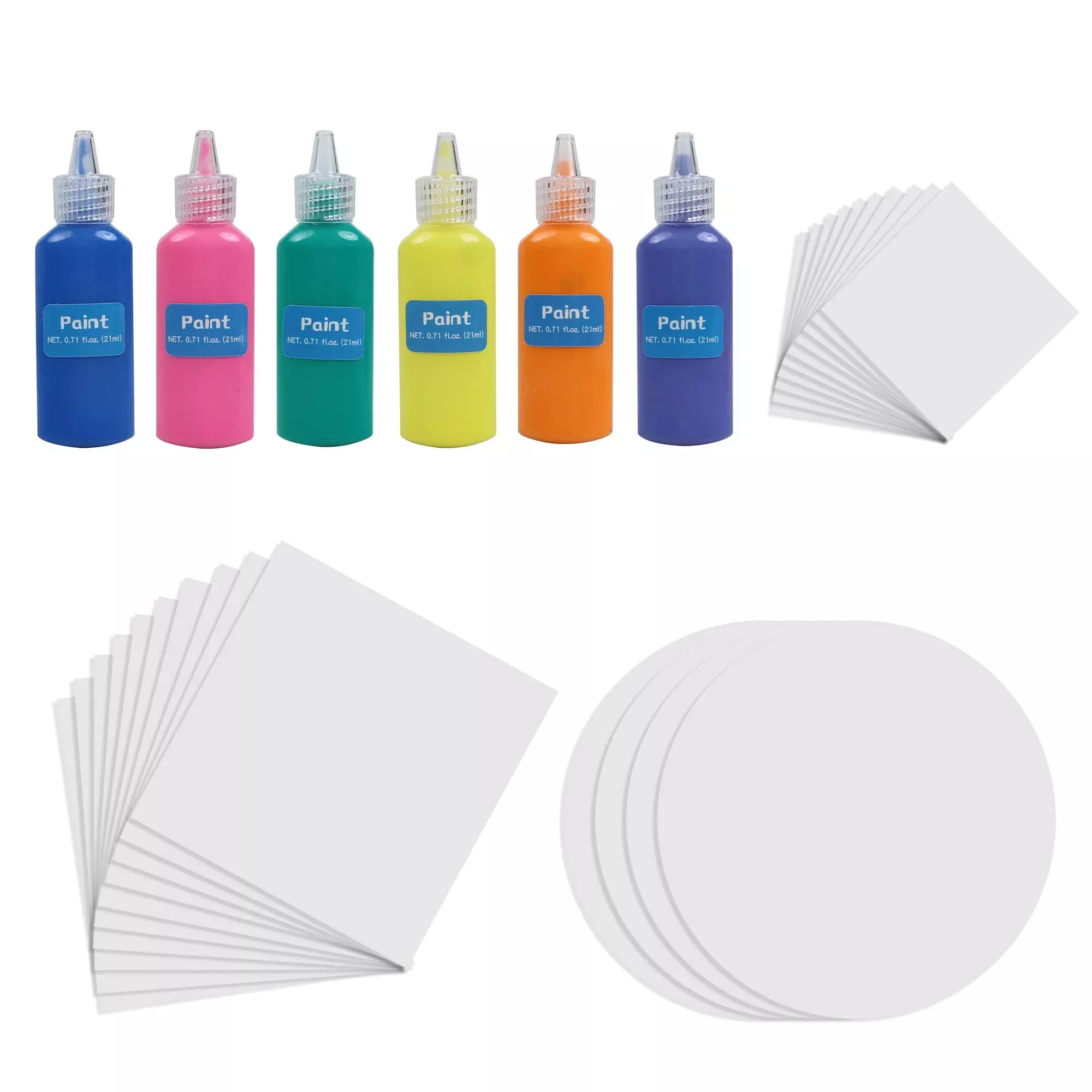 Wings Giant Spin Art Machine Refill Pack - 10 Large, 10 Small Cards