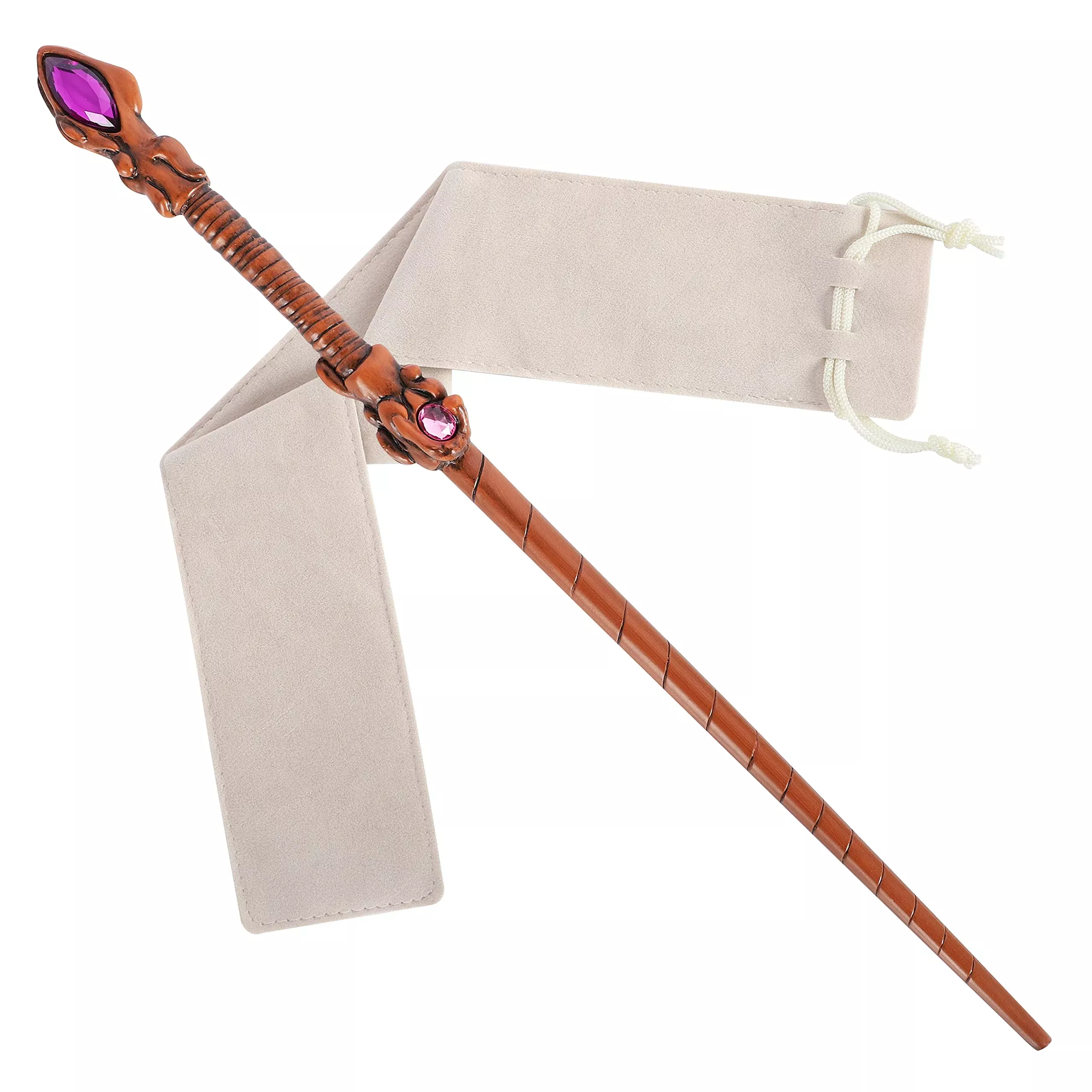 WinSence Witch Wand 13.46" Gem Resin Cosplay Accessory