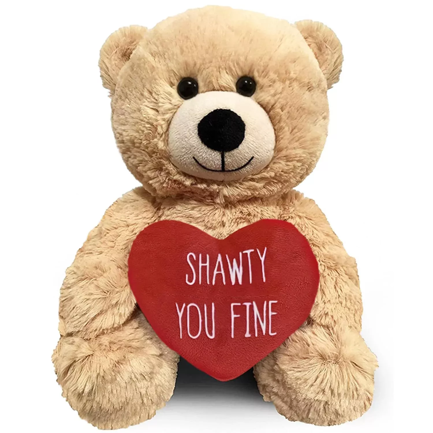 Witty Enterprise Shawty You Fine Teddy Bear 10 Inch Beige Cuddly Gift