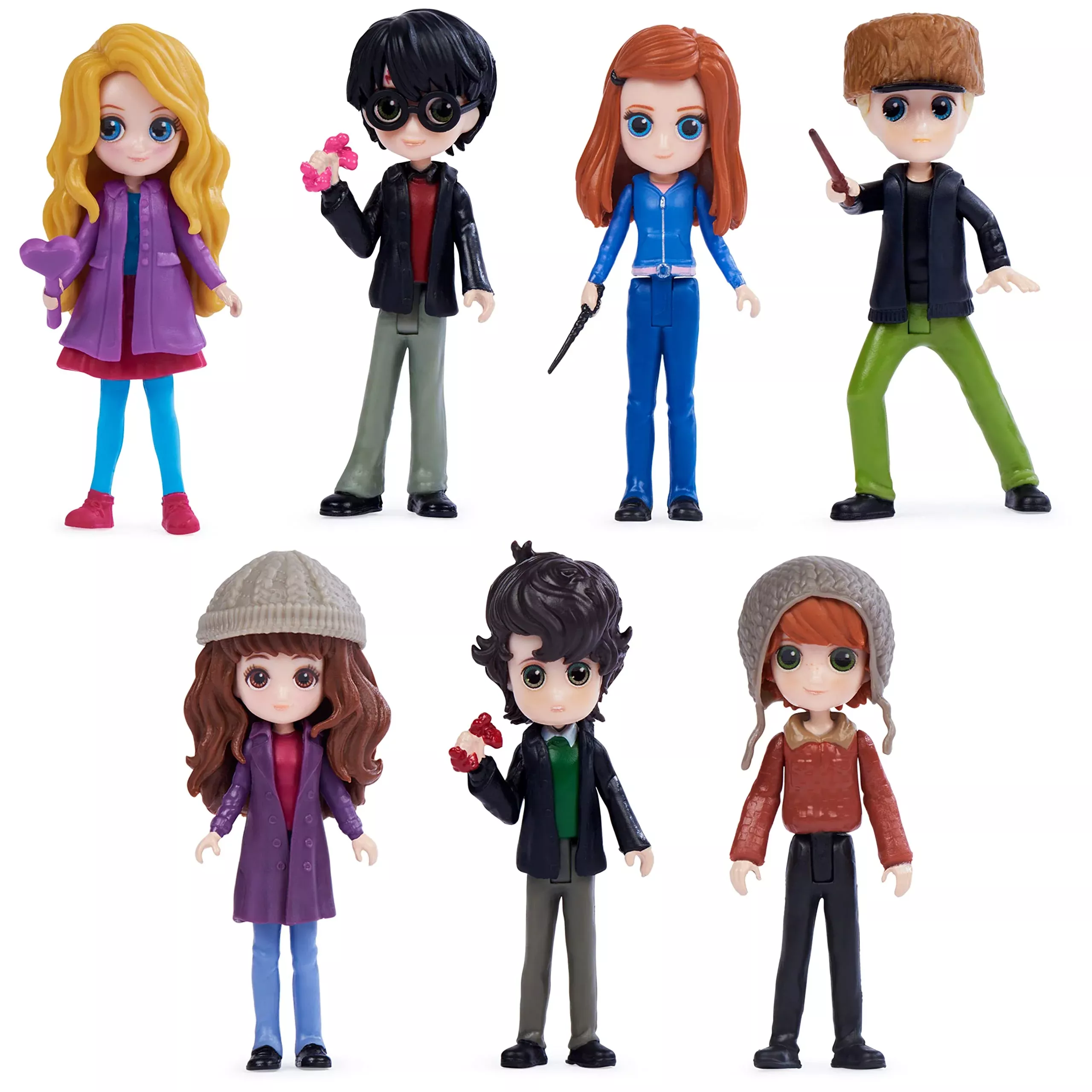 Wizarding World Magical Minis Hogsmeade Collector Set 7 Figures