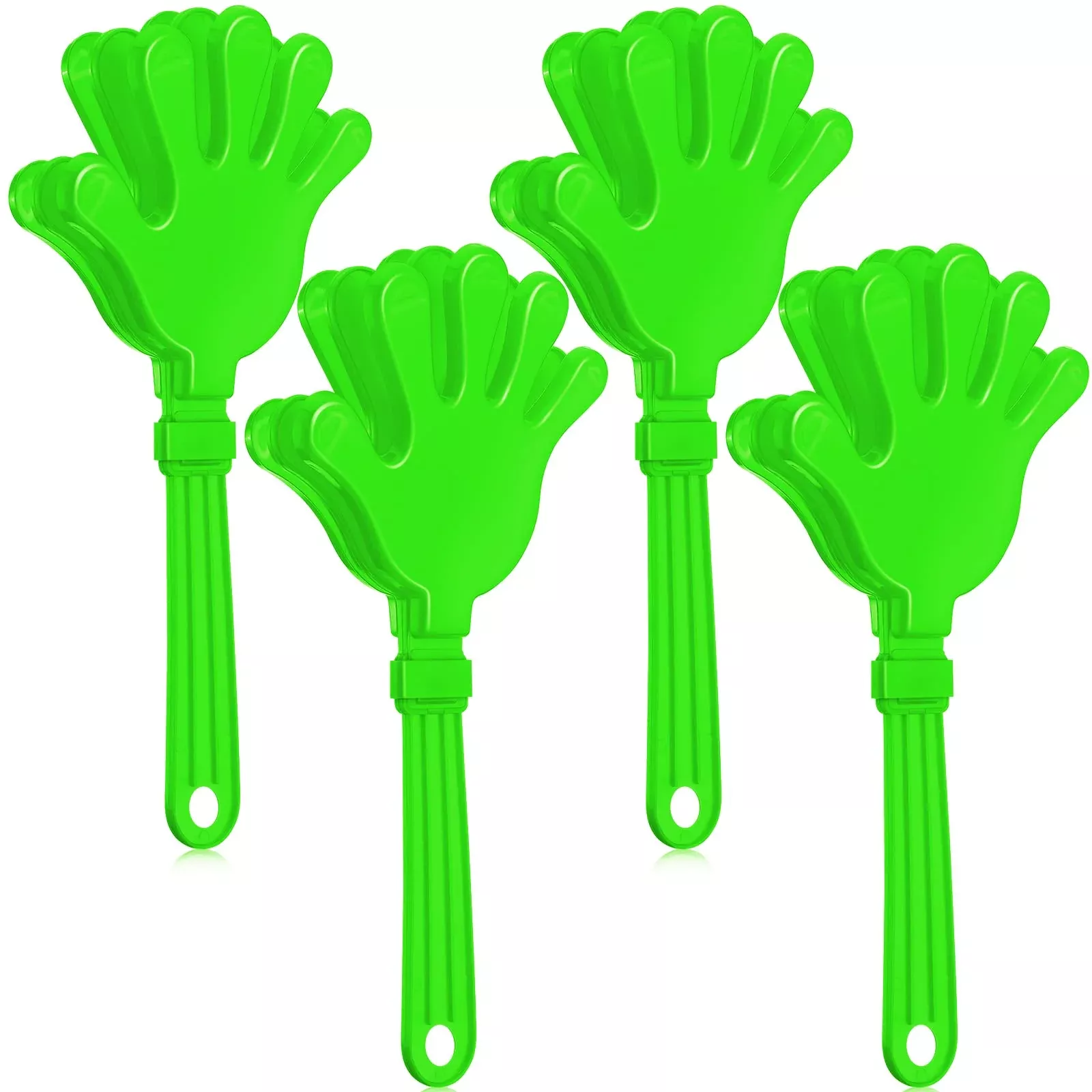Woanger Blue Hand Clappers Noisemakers 28 cm, Pack of 4