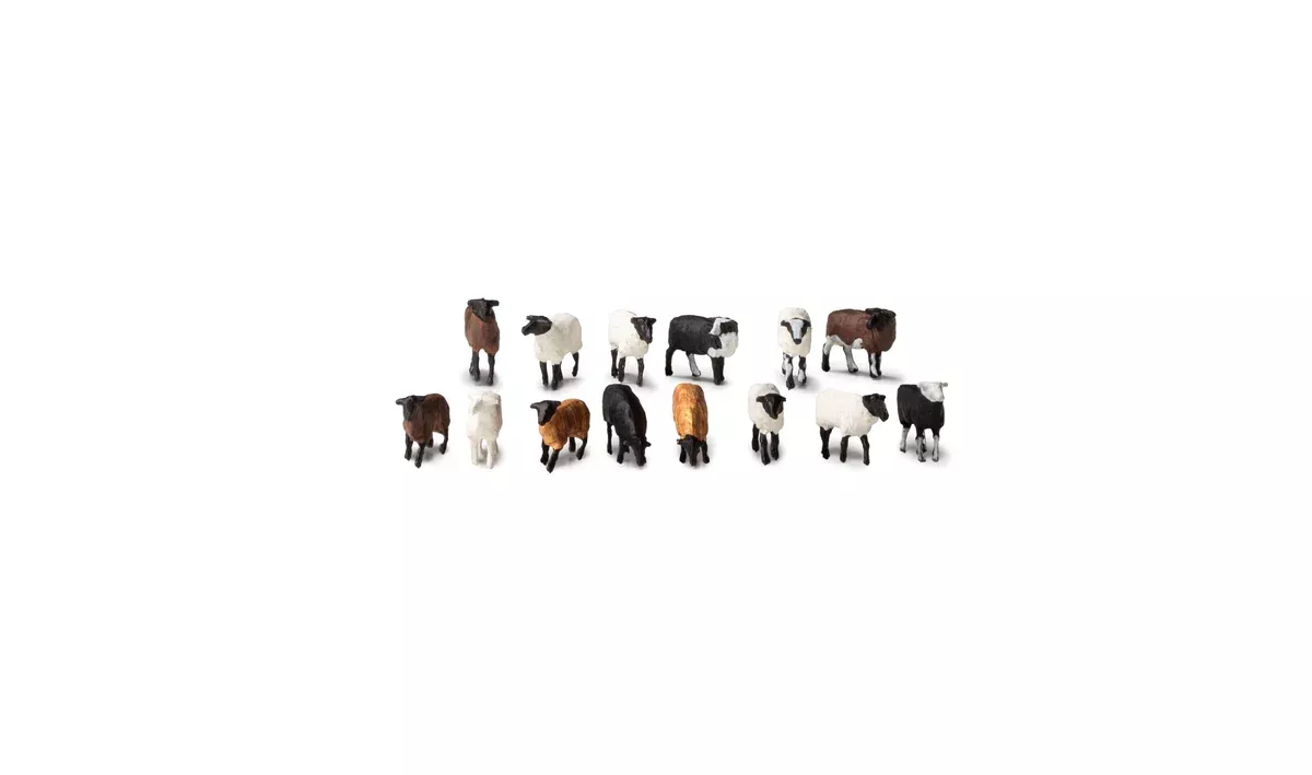 Woodland Scenics A1964 HO Scale Figures - Flock of Sheep
