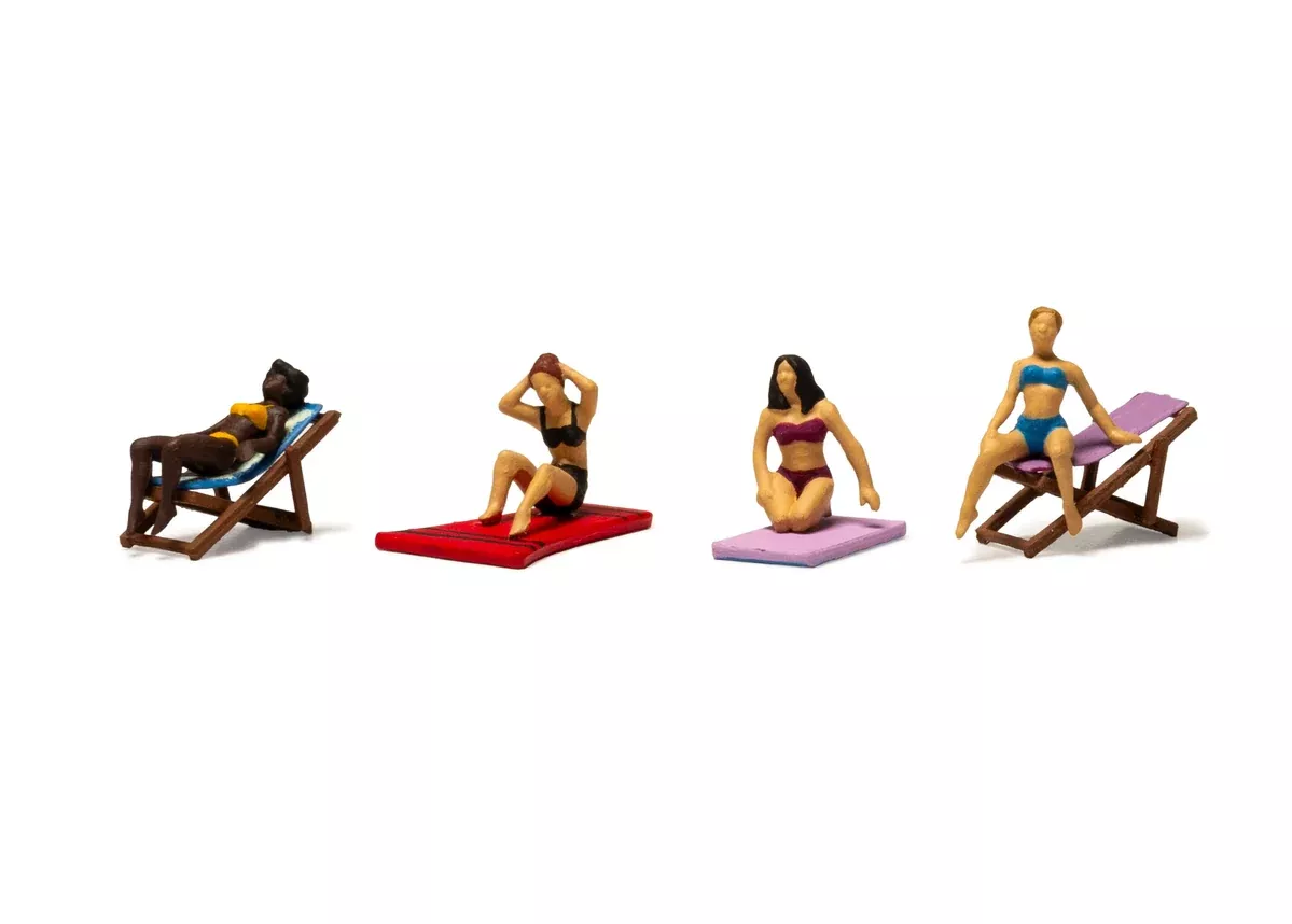 Woodland Scenics A2220 N Scale Figures - Sun Tanners