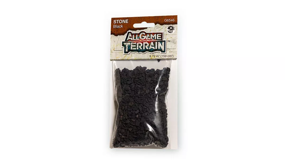 Woodland Scenics G6546 All Game Terrain Black Stone