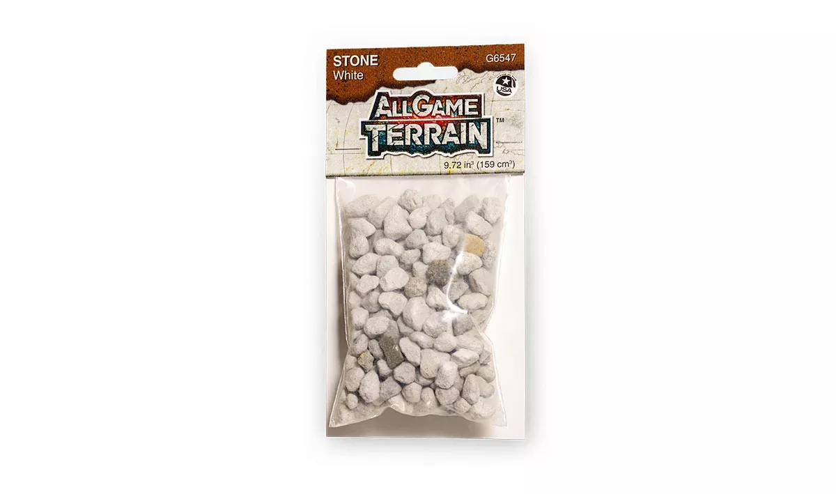 Woodland Scenics G6547 All Game Terrain White Stone