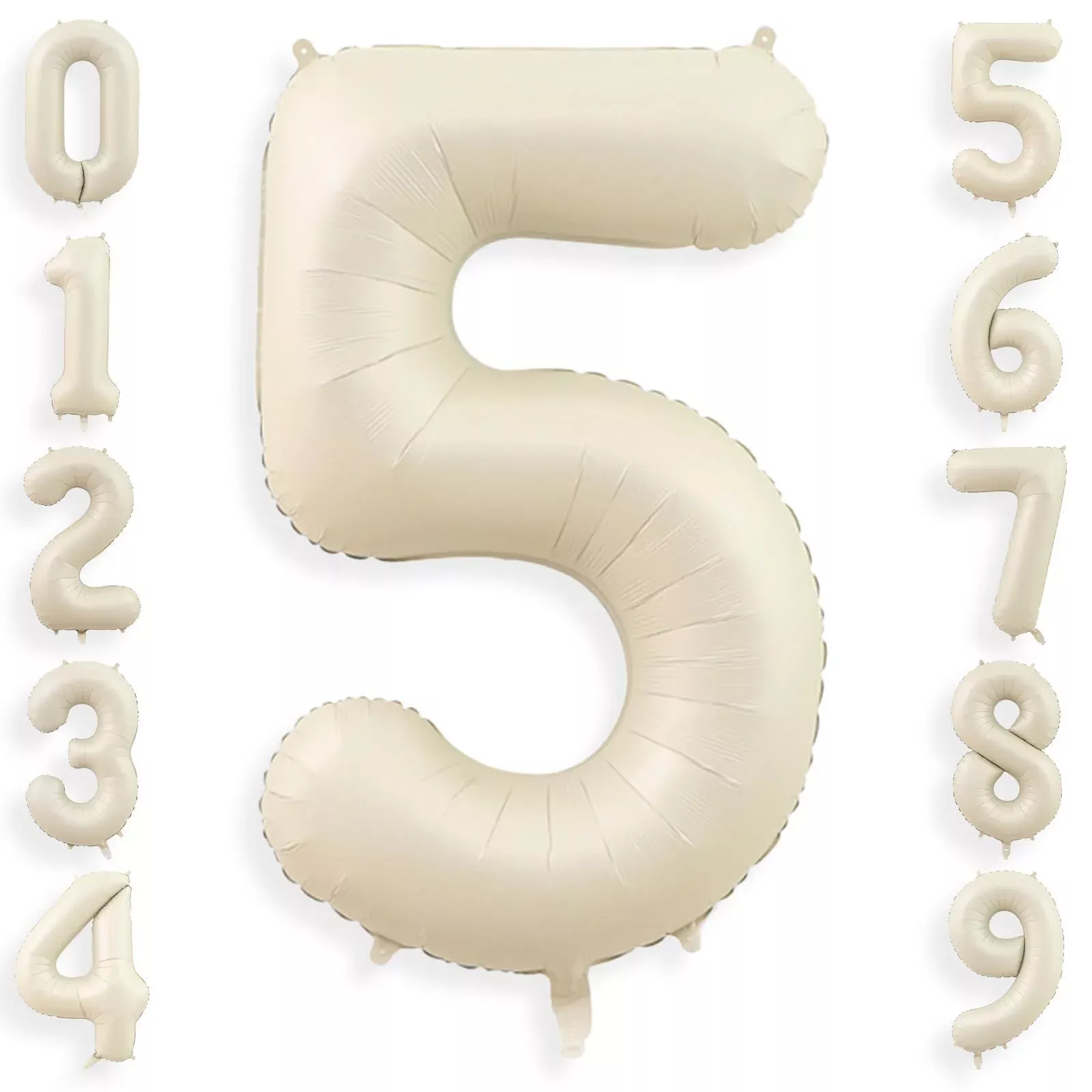 Wpensky Cream White 5 Balloon 40 Inch for Birthday Parties