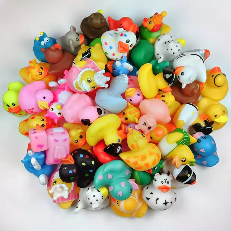 WYNAKESHU Rubber Ducks Assortment 36pcs 2.4" PVC Cute