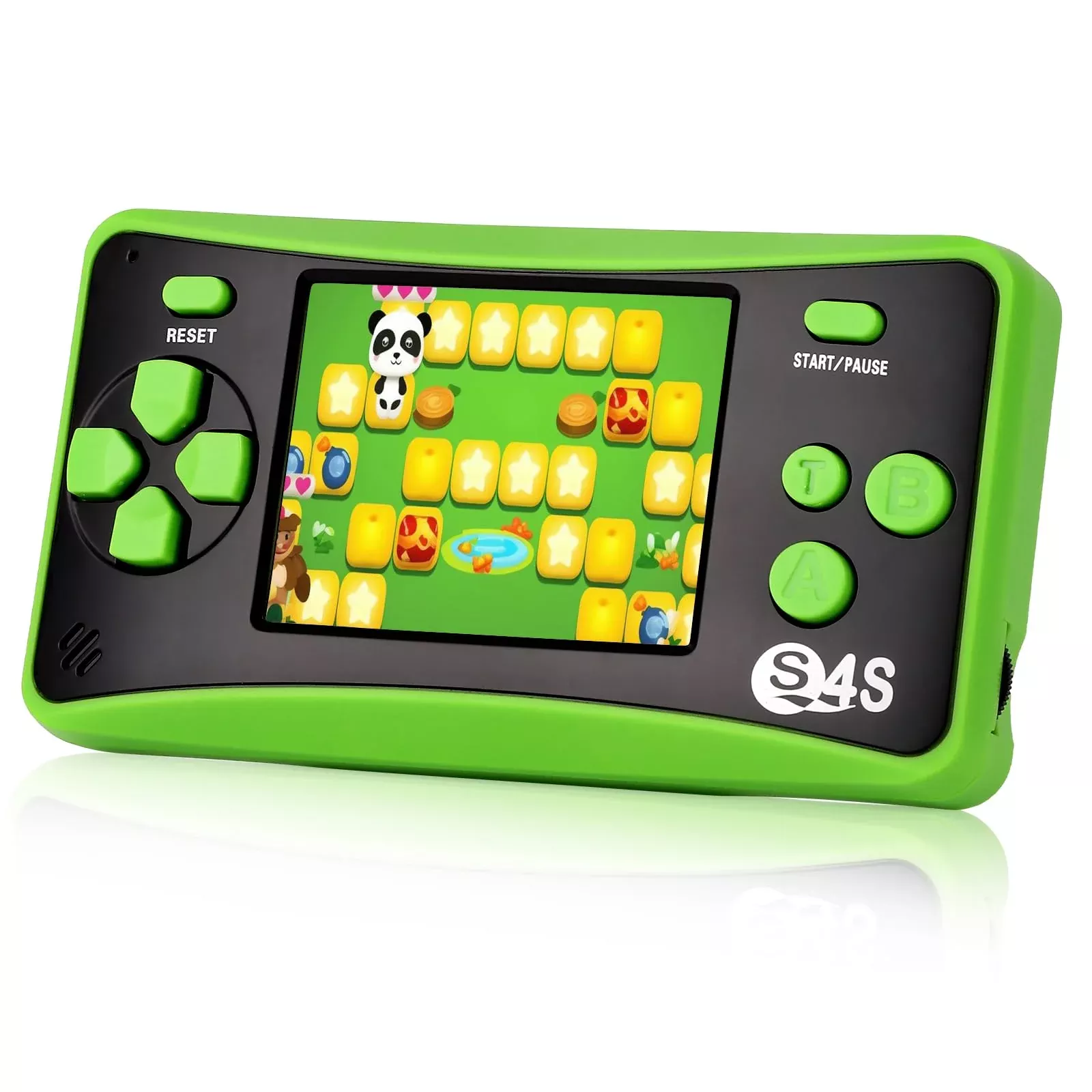 X-JOYKIDS Handheld Game Console for Kids, 142 Classic Games, Green