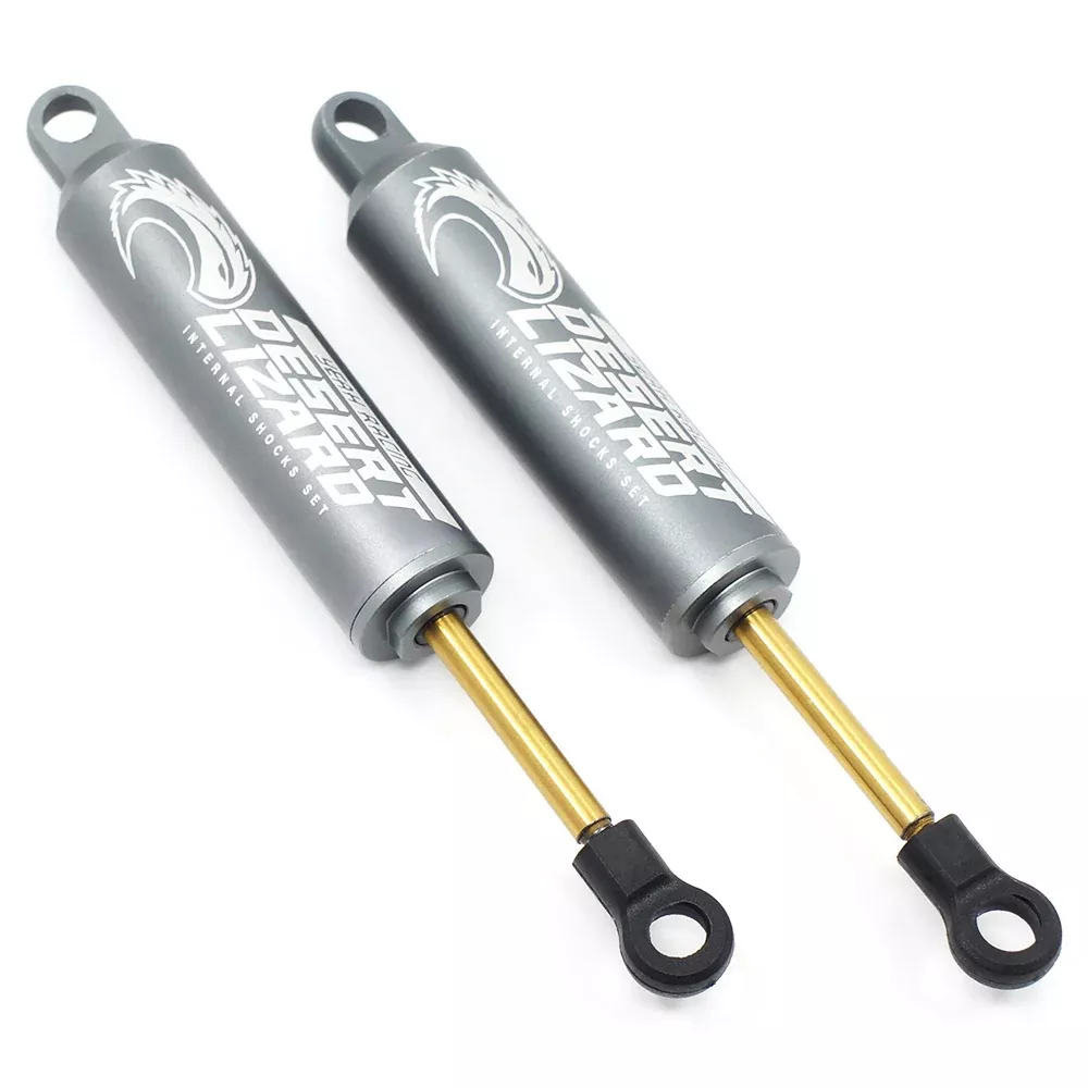 Yeah Racing DDL-120GM Gun Metal 120mm Desert Lizard Two Stage Internal Spring Shocks