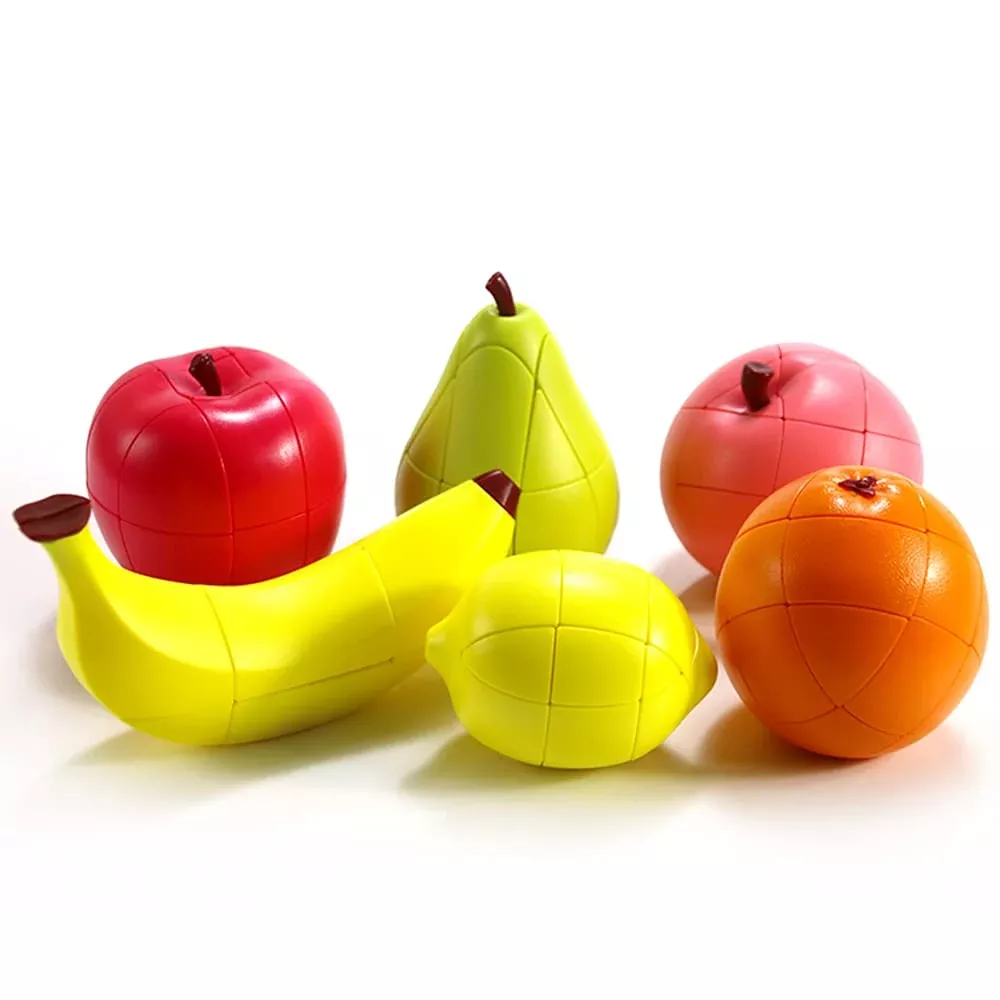 Yealvin 3D Fruit Cube Colorful Puzzle Toy 7.8x7.