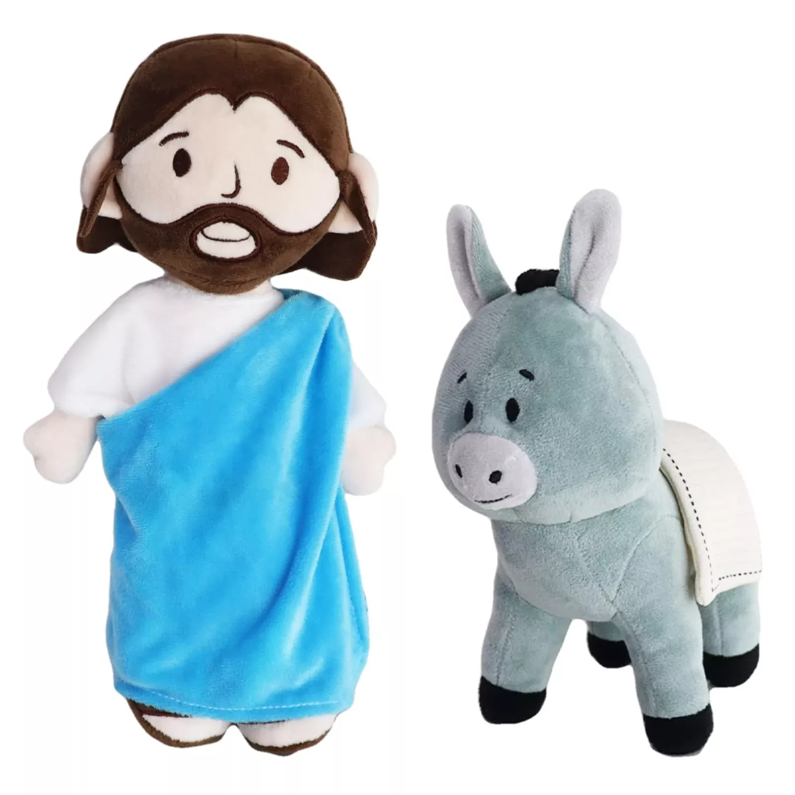 Yelakey Jesus Plush Toy - Small 11.8" Rides a Donkey Stuff