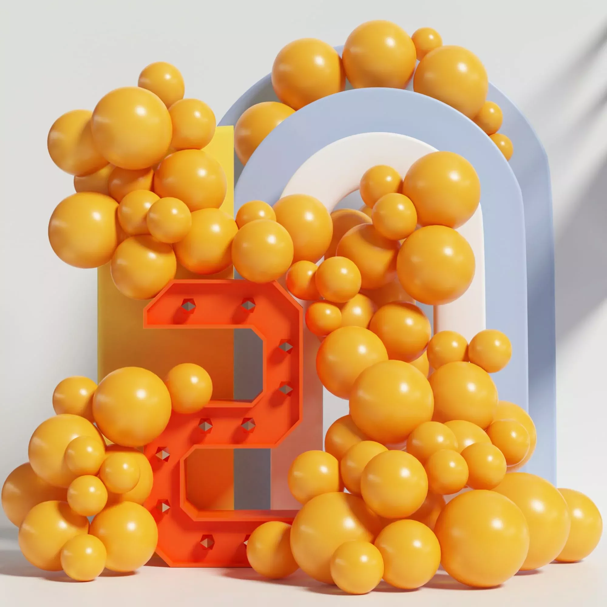 Yellow Balloons Different Sizes Matte Yellow Balloons 12 Inch 5 Inch 8