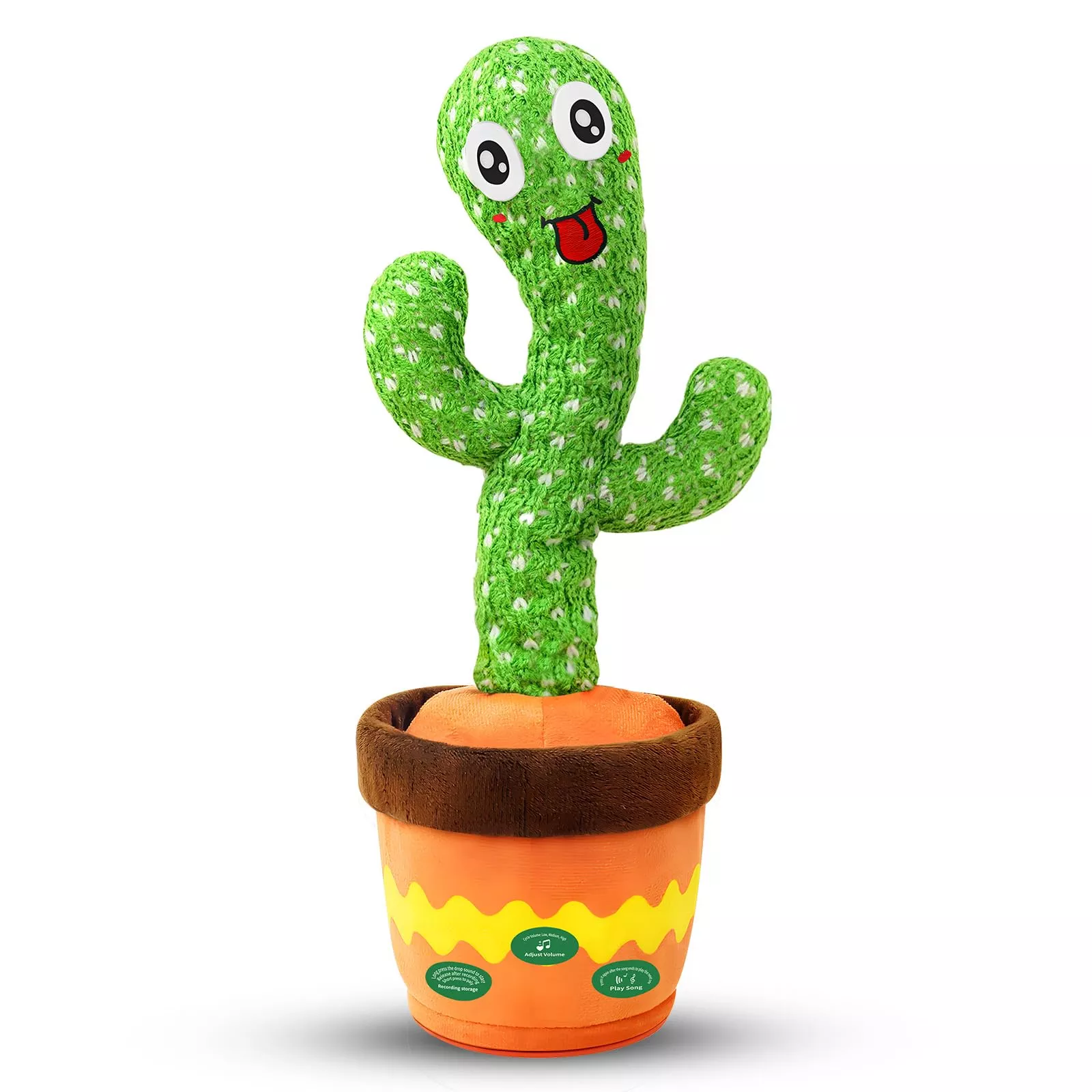 Ymltp Talking And Dancing Cactus Toy, Mimics Sounds, Plays 120 English