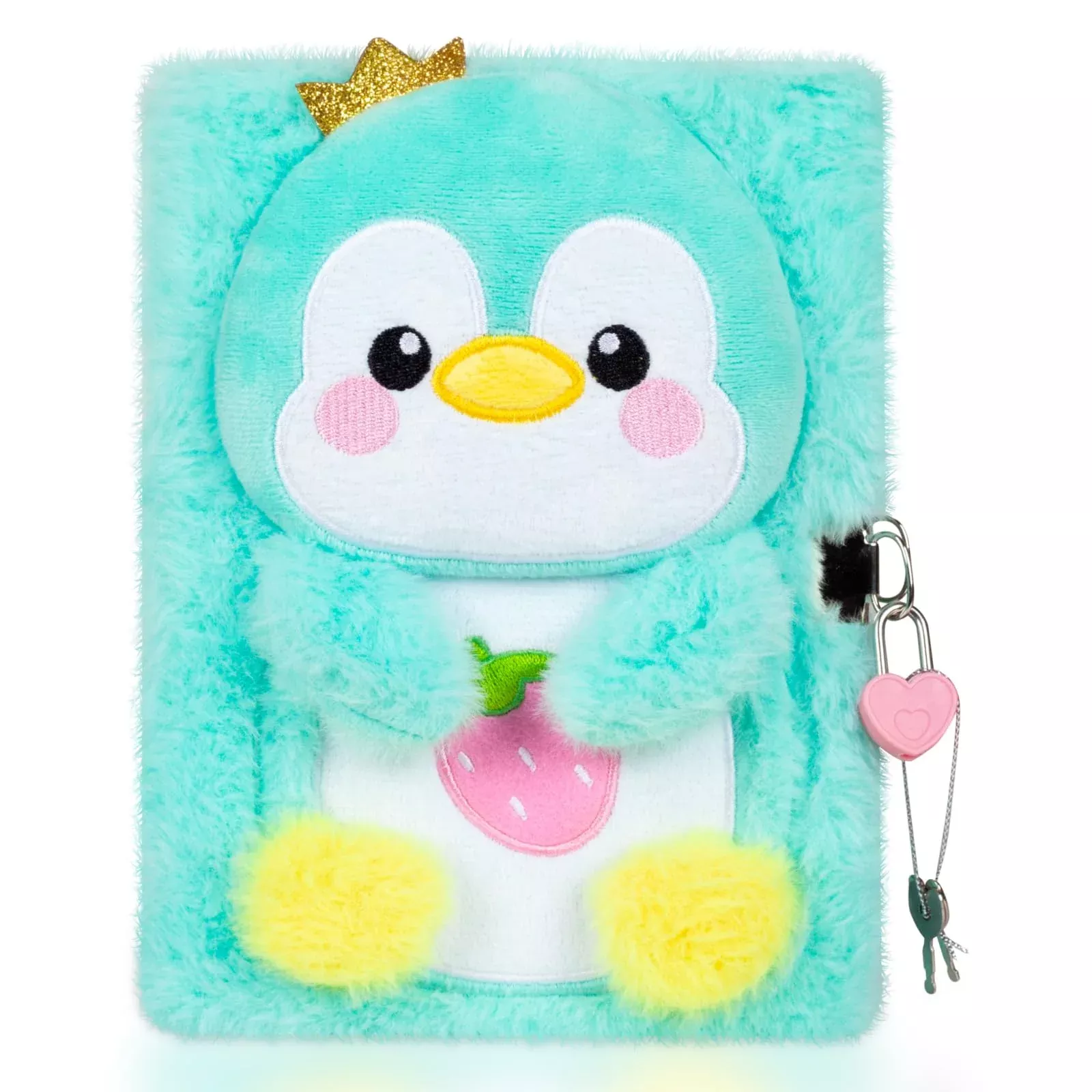 YOYTOO Penguin Diary for Girls with Lock, 6.65x8.43