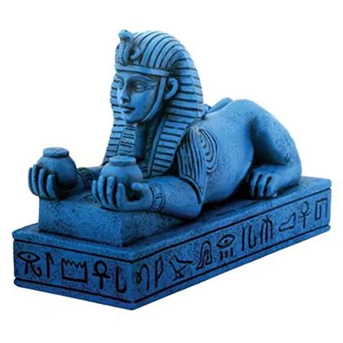 YTC Summit Blue Amenhotep III Sphinx Figurine 3" Resin