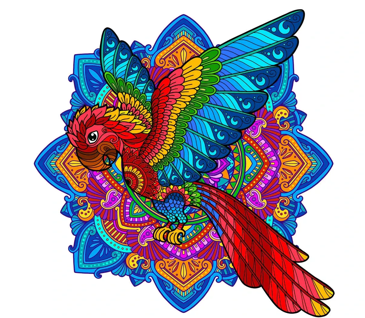 Zen Chalet P200 Parrot Wooden 200 Piece Puzzle