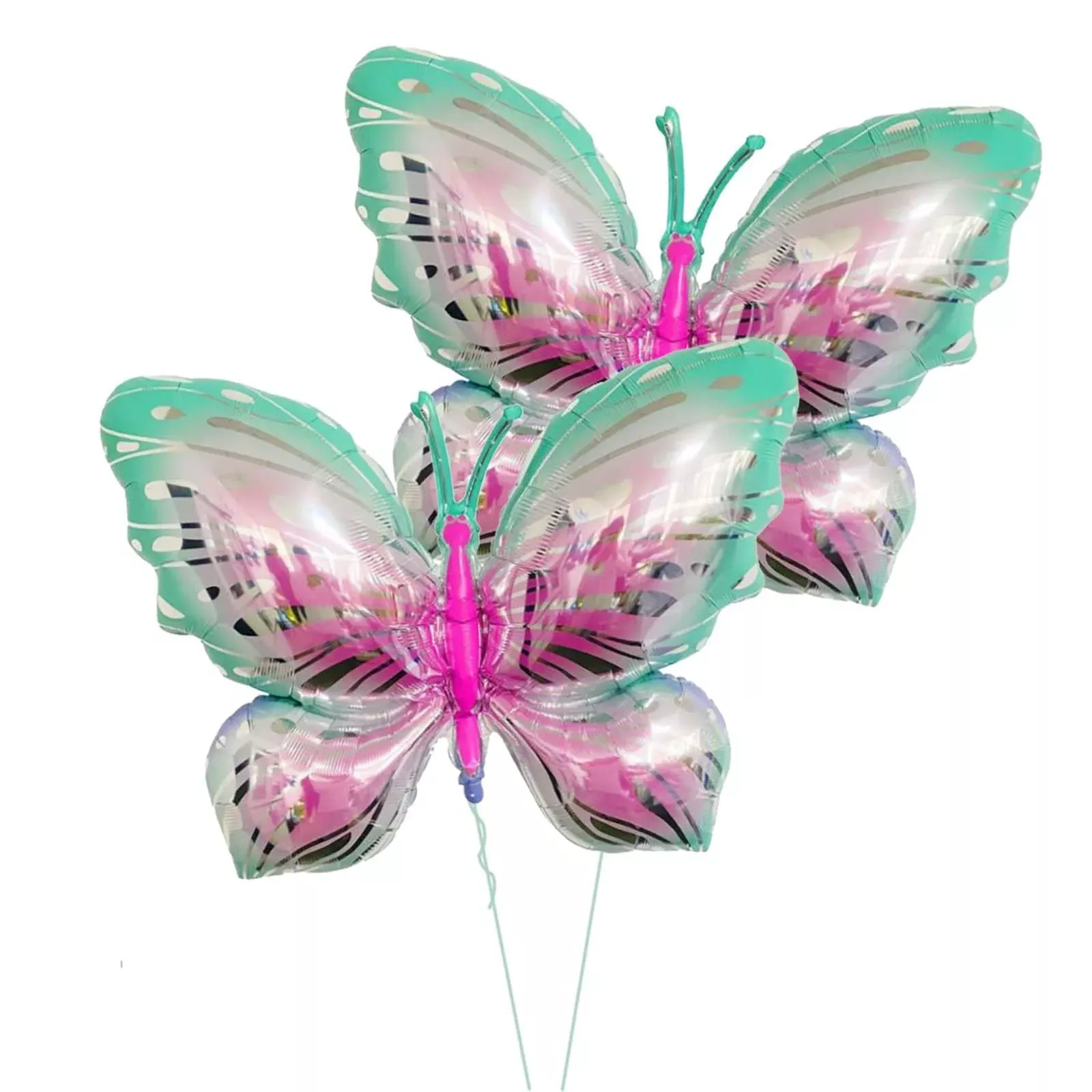 ZHENGYE Butterfly Balloons, 2 pcs, 37.7"x27.5