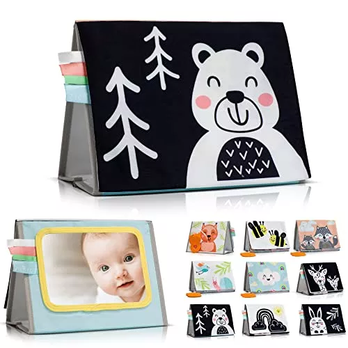 ZICOTO Soft Tummy Time Book - Multi Color, Medium Size, Silicone - Sen