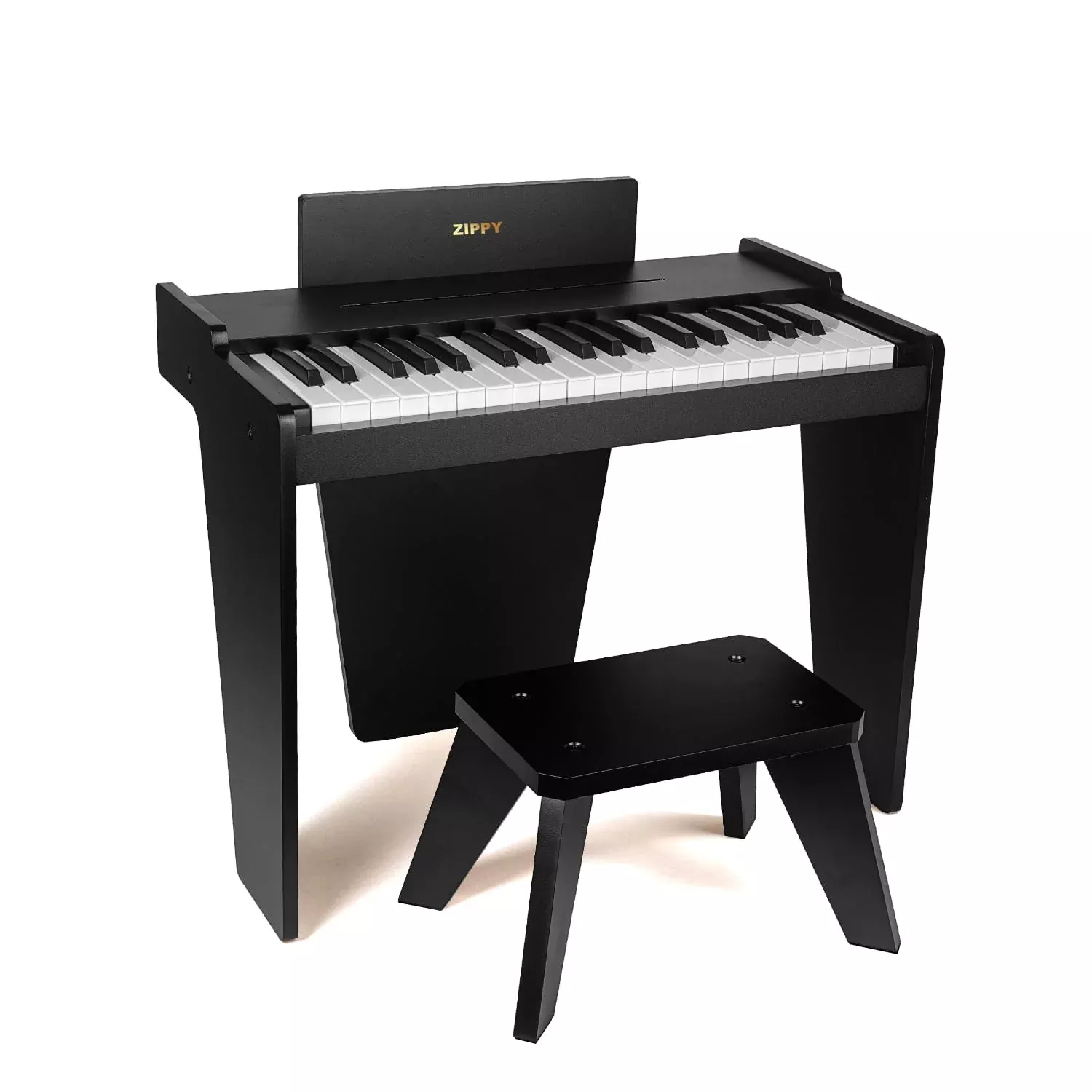 ZIPPY 37 Keys Digital Piano for Kids, Black Basic, Sturdy Design