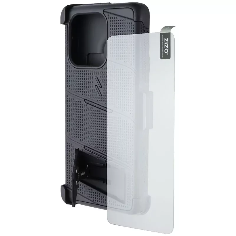 Zizo Bolt Series Bundle Case/Screen for Motorola Moto G Stylus (2025) - Black