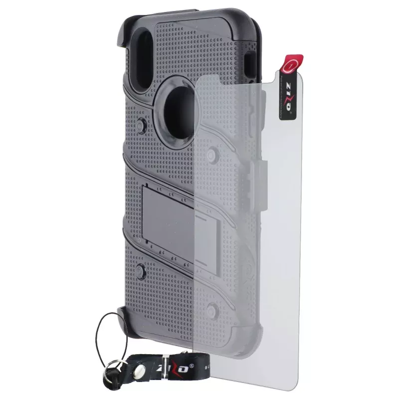 ZIZO Bolt Series (Rugged Case / Screen / Holster) for Apple iPhone XR - Black