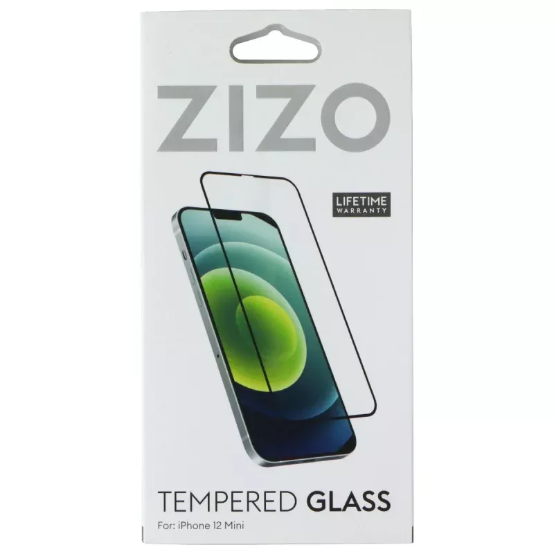 ZIZO Tempered Glass for Apple iPhone 12 Mini - Black Edges