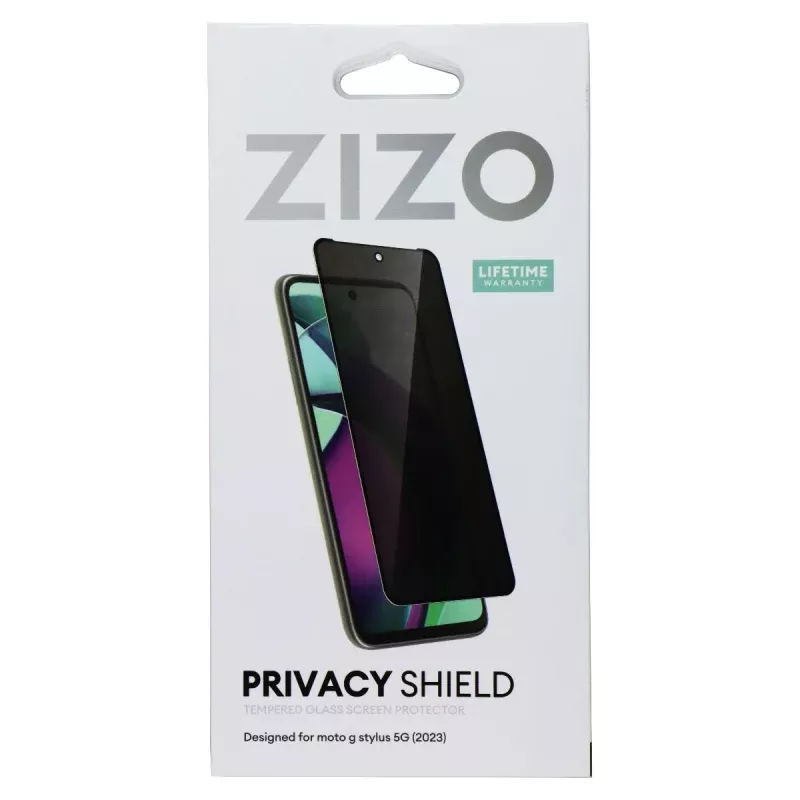 ZIZO Tempered Glass Screen Protector for Moto G Stylus 5G (2023) - Privacy