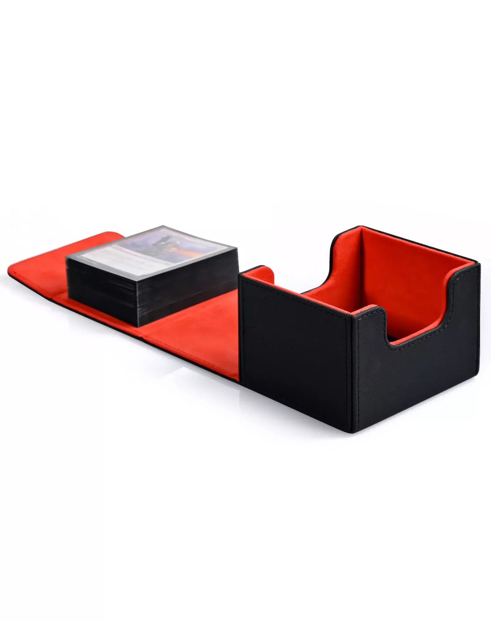 Zlca Card Deck Box With 2 Dividers For Mtg Cards, Large Horizontal Car