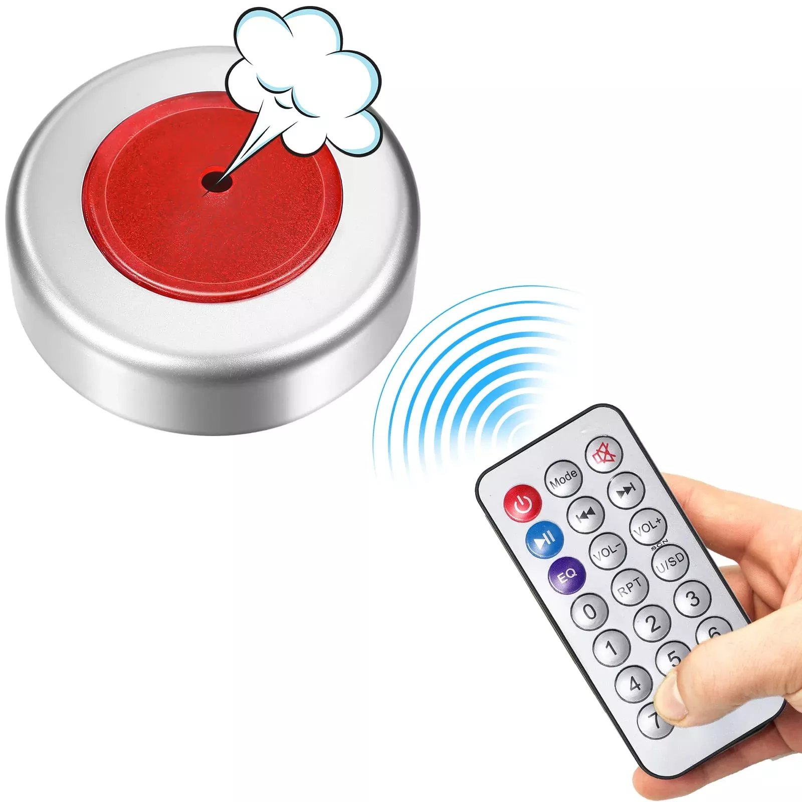 Zomiboo Fart Machine Remote Noise Maker Funny Gag Sound Machine Infrar