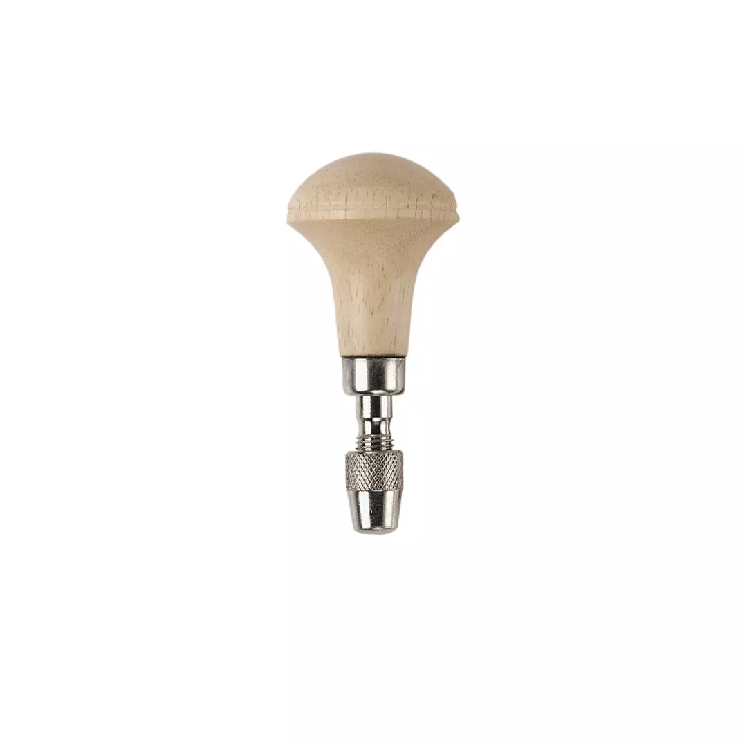 Zona 37-130 Pin Vise Wood Handle with 2 Chucks