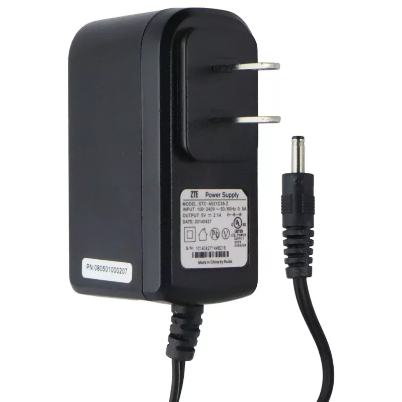 ZTE (5V / 2.1A) Power Supply - Black (STC-A521C35-Z)