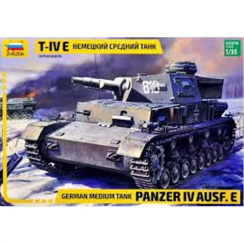 Zvezda-1/35 German Medium Tank Panzer IV AUSF.E