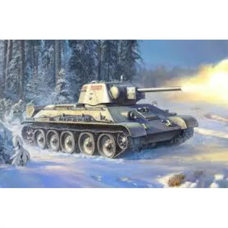 Zvezda-1/35 Soviet Medium Tank Mod.1943 Uralmash T-34/76