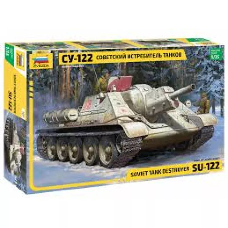Zvezda-1/35 Soviet Tank Destroyer SU-122