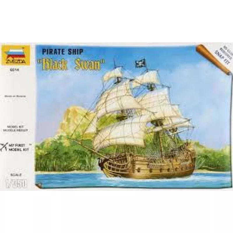 Zvezda-1/350 Pirate Ship "Black Swan"