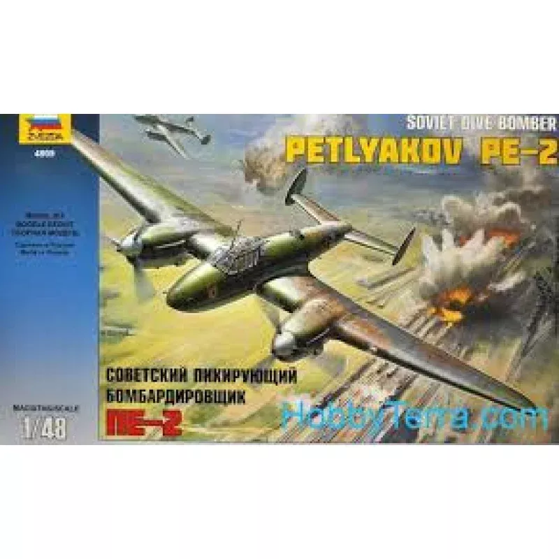 Zvezda-1/48 Soviet Dive Bomber PETLYAKOV PE-2