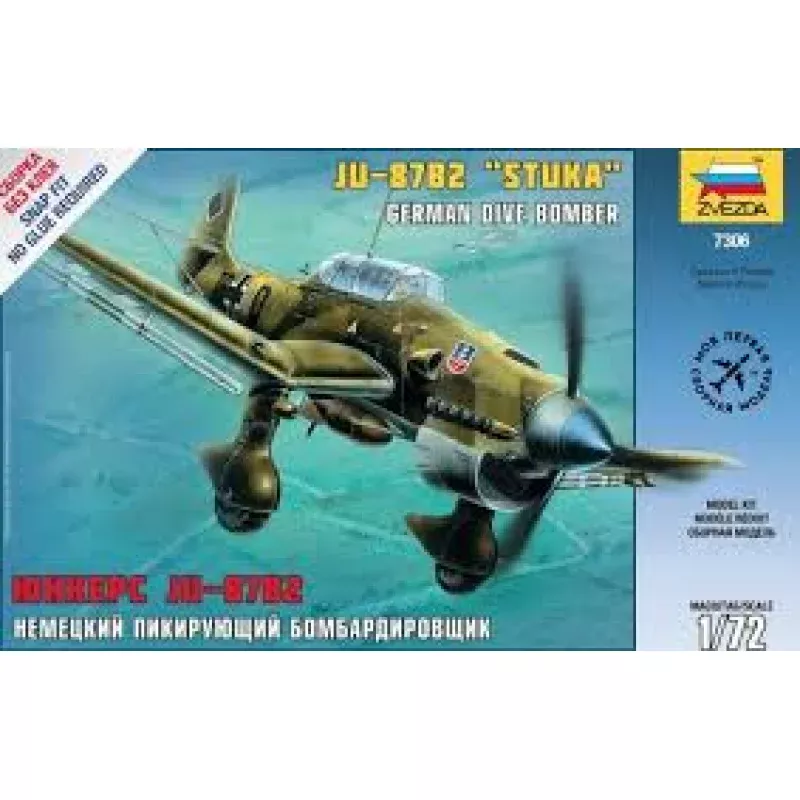 Zvezda-1/72 Junkers JU-87 B2 "Stuka"