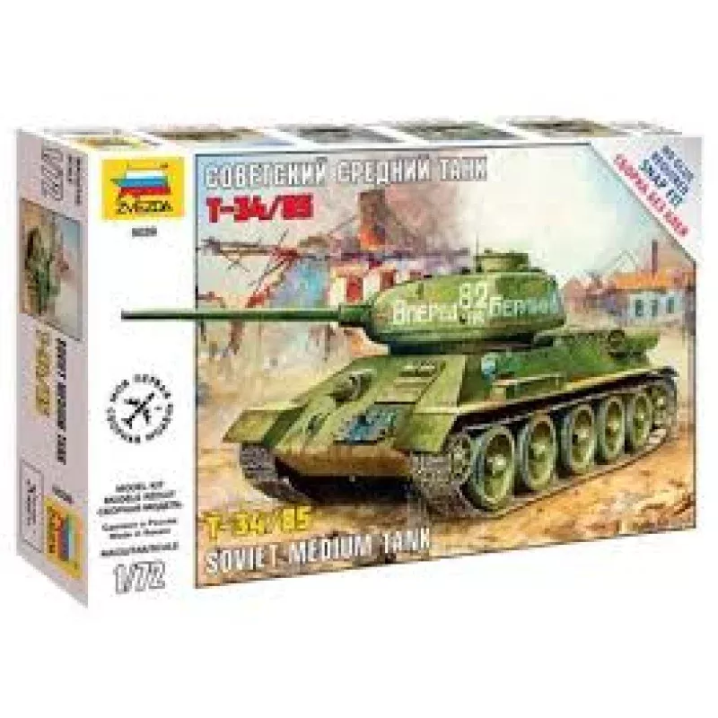 Zvezda-1/72 T-34/85